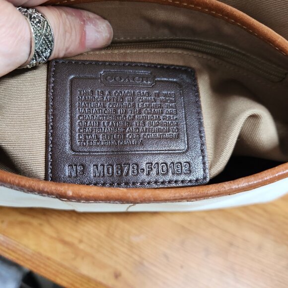 Coach Soho Pebbled White Leather Shoulder Bag - Picture 11 of 14